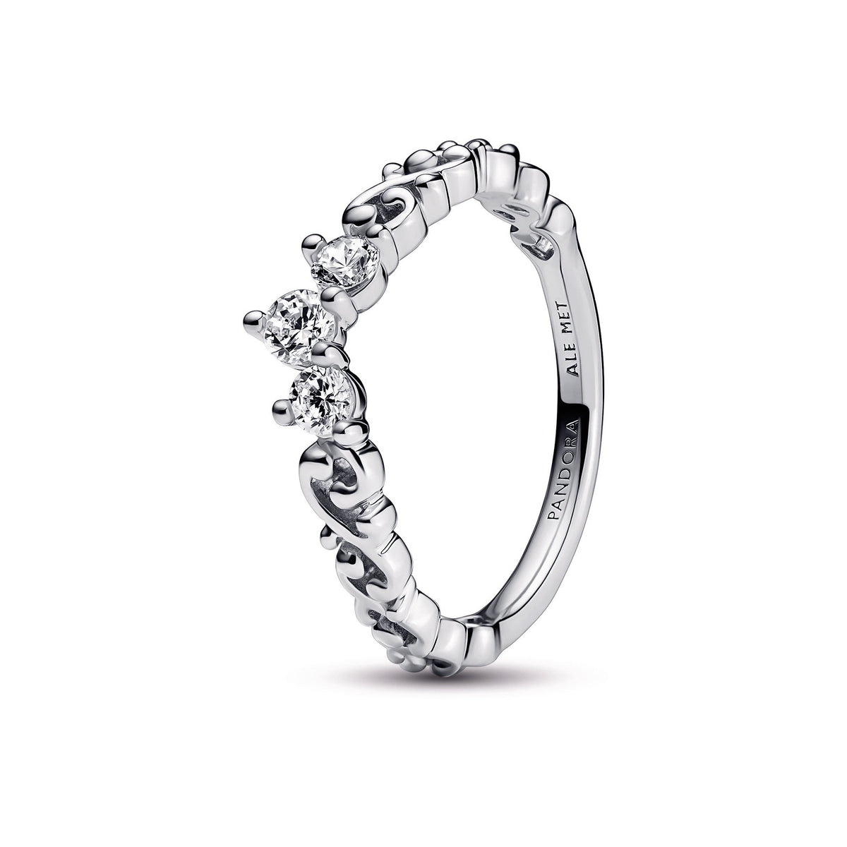Ring – Sterling Silver – Regal Swirl Tiara