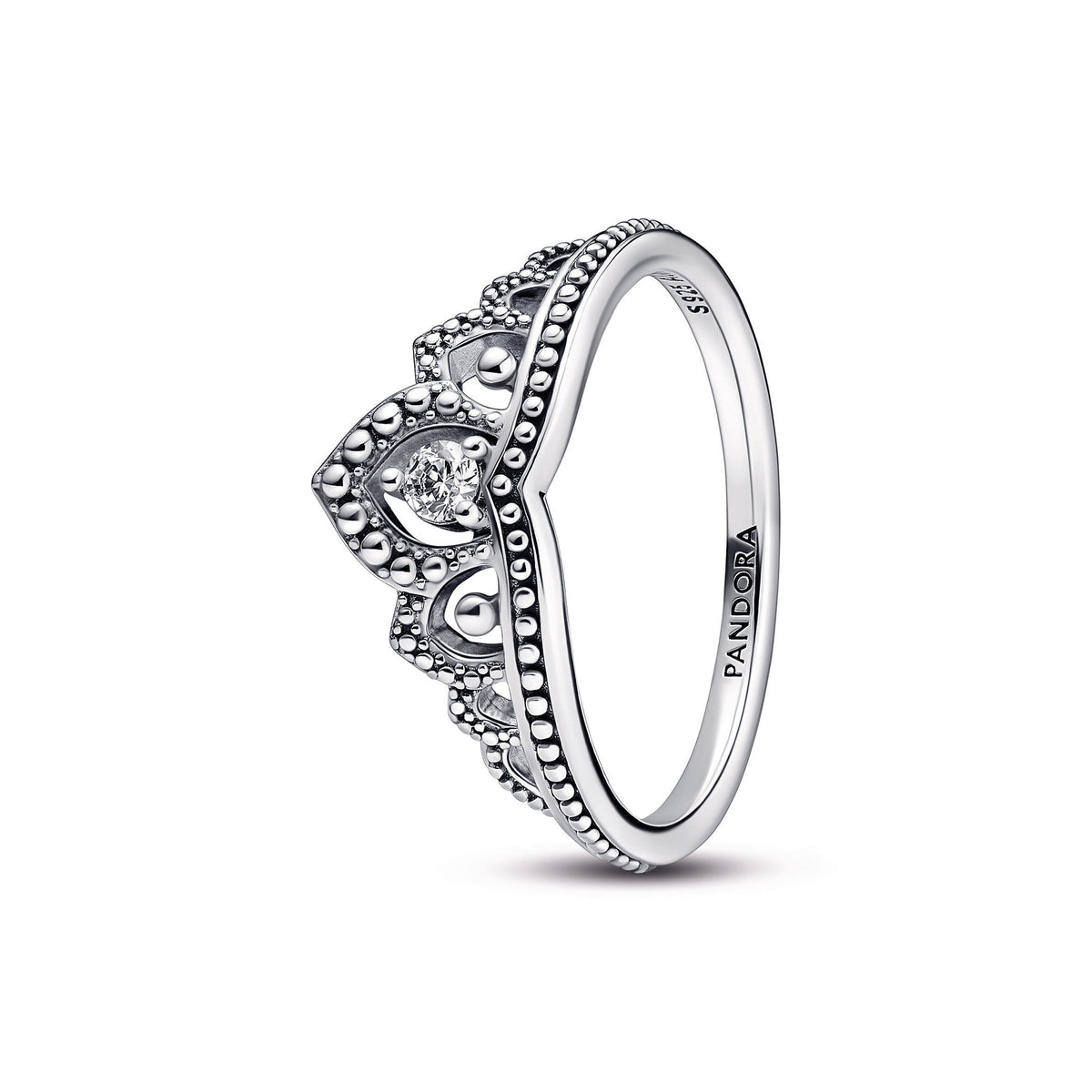Ring – Sterling Silver – Regal Beaded Tiara