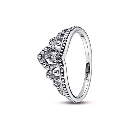 Ring – Sterling Silver – Regal Beaded Tiara