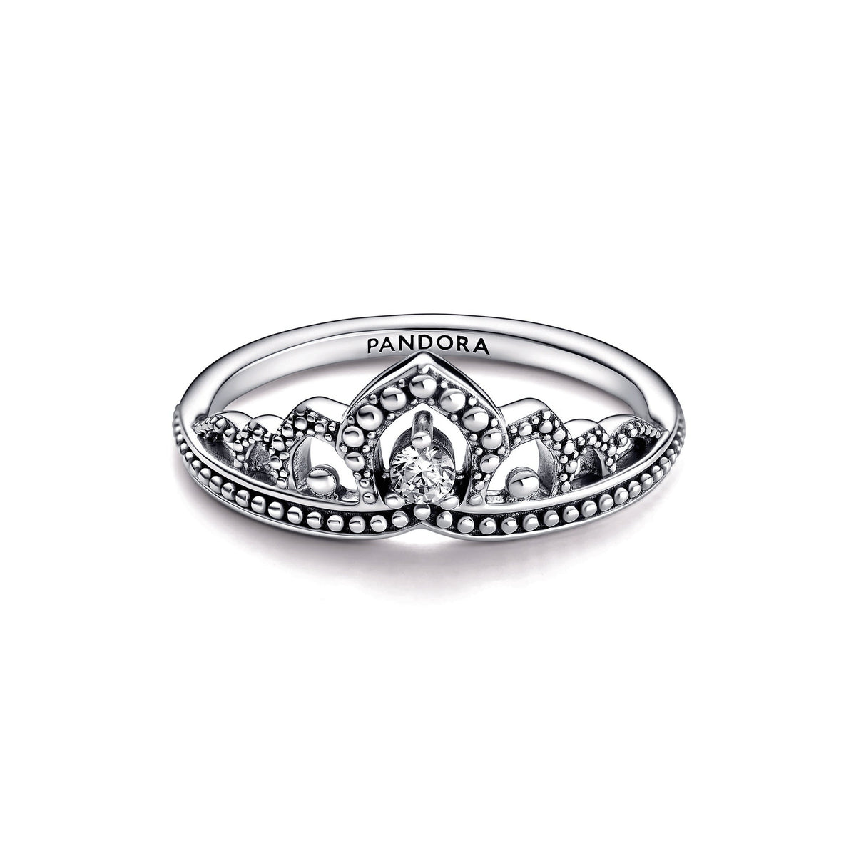 Ring – Sterling Silver – Regal Beaded Tiara
