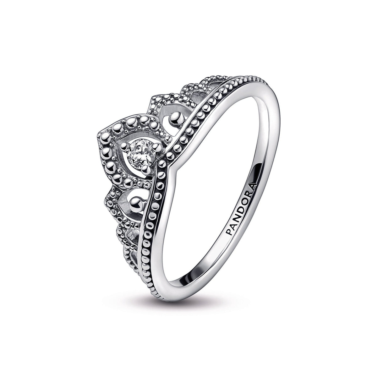 Ring – Sterling Silver – Regal Beaded Tiara