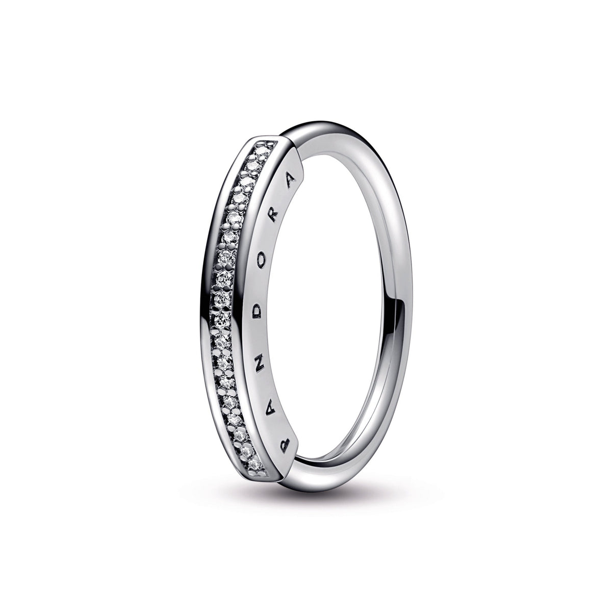 Ring – Sterling Silver – Pandora Signature I-D Pavé