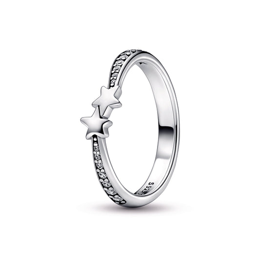 Ring – Sterling Silver – Shooting Stars Sparkling