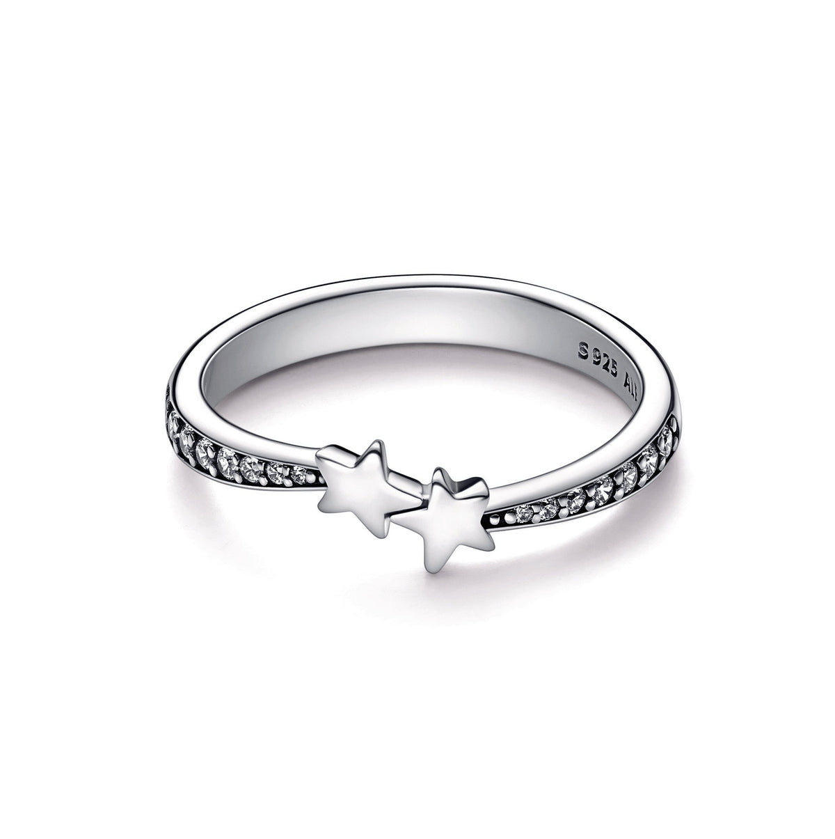 Ring – Sterling Silver – Shooting Stars Sparkling