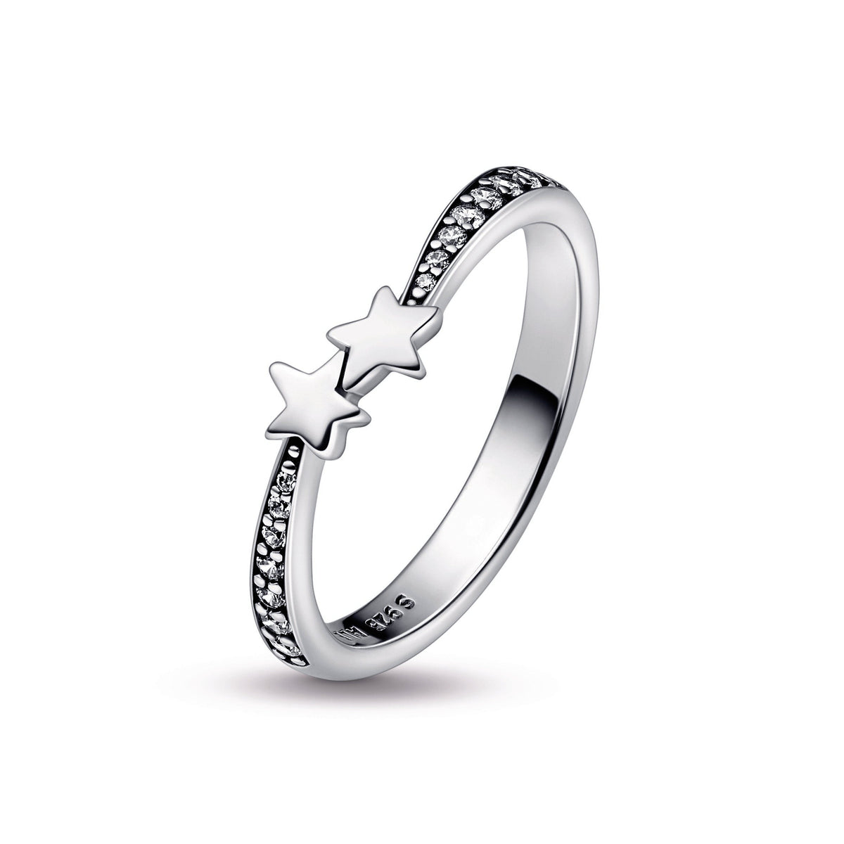 Ring – Sterling Silver – Shooting Stars Sparkling
