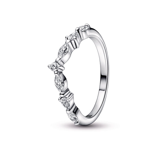 Ring – Sterling Silver – Pandora Timeless Wish Sparkling Alternating