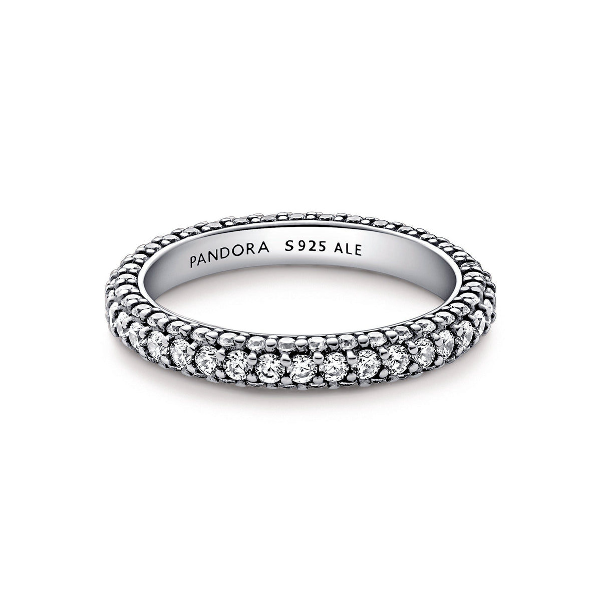 Ring – Sterling Silver – Pandora Timeless Pavé Single-row
