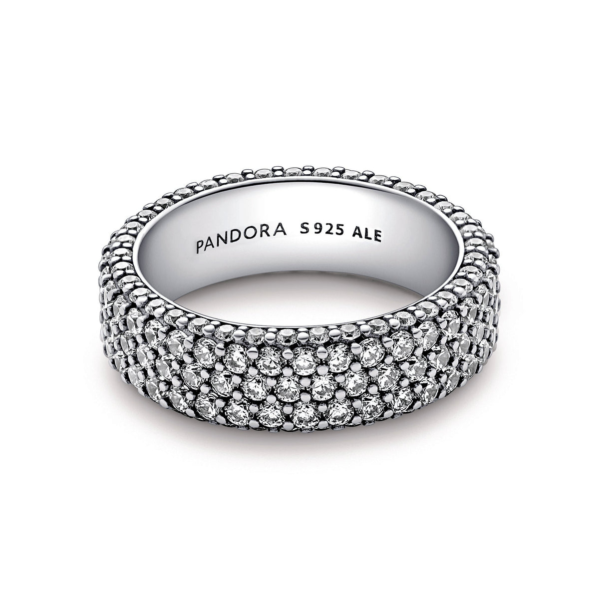 Ring – Sterling Silver – Pandora Timeless Pavé Triple-row