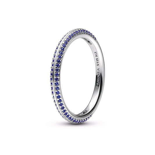 Ring – Sterling Silver – Pandora ME Blue Pavé