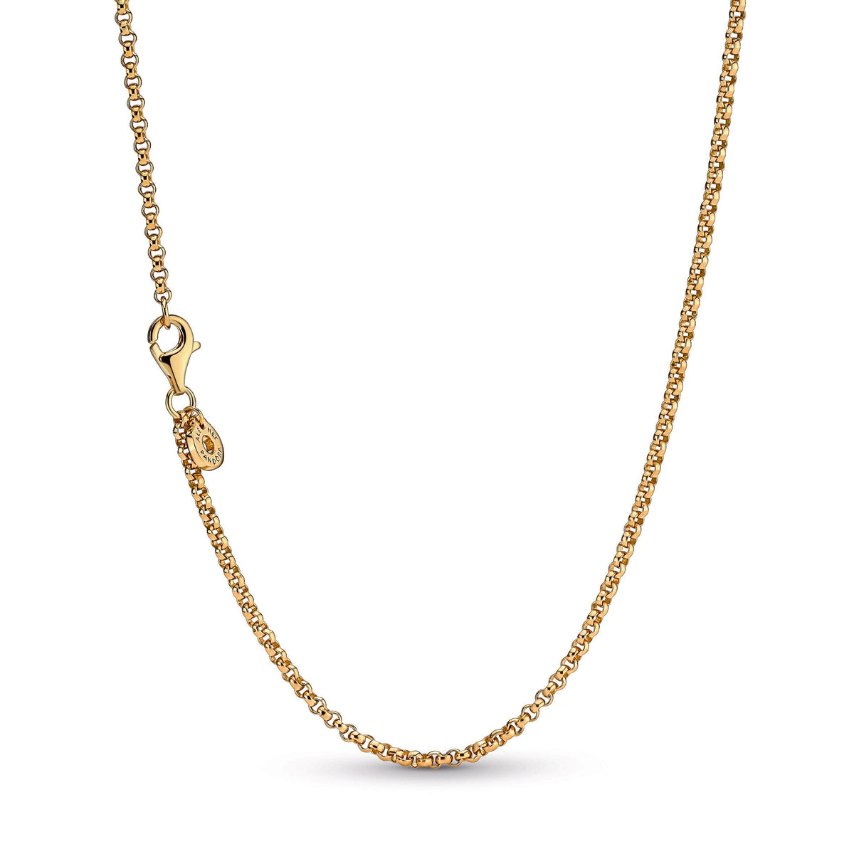Chain Necklace – 14k Gold-Plated – Rolo