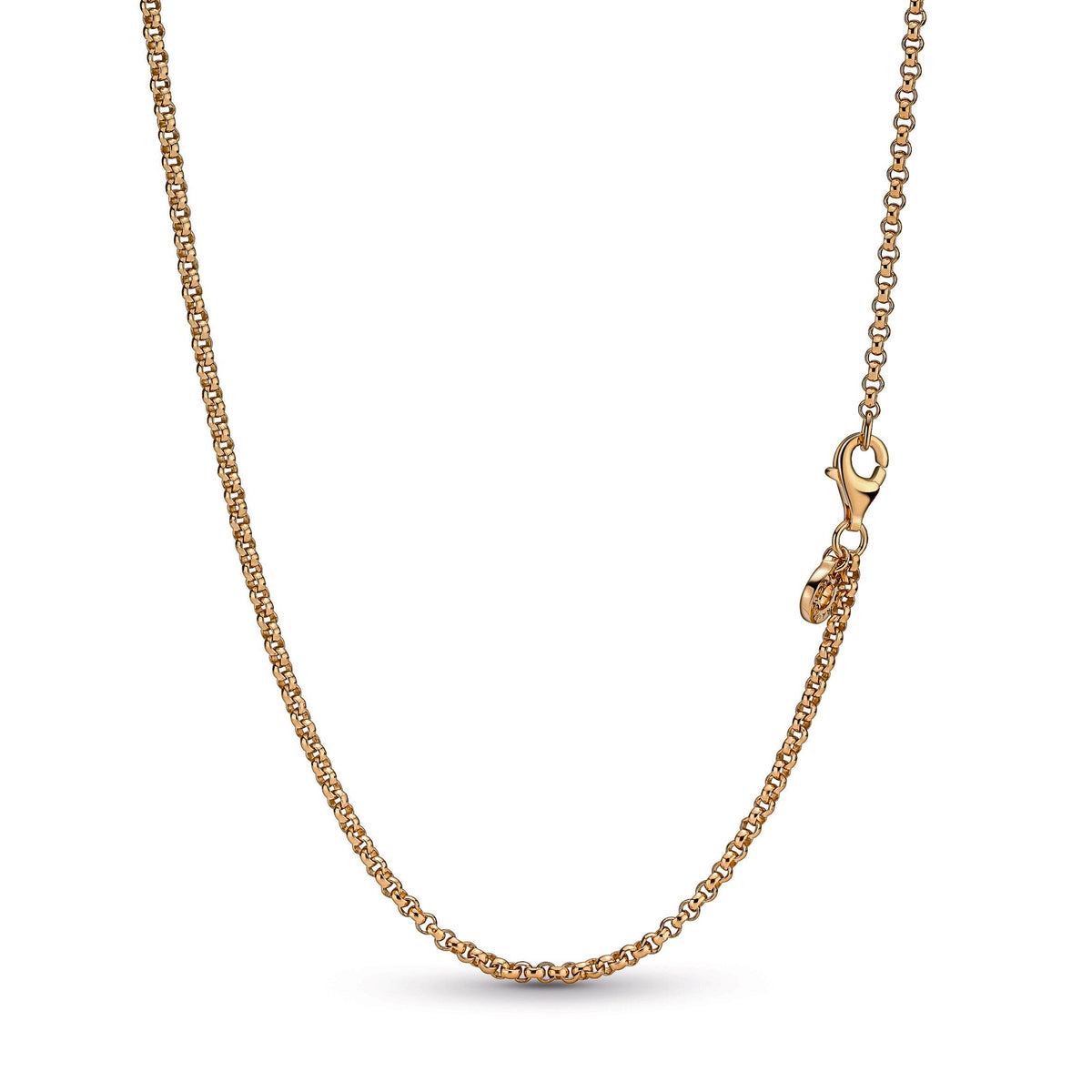 Chain Necklace – 14k Gold-Plated – Rolo