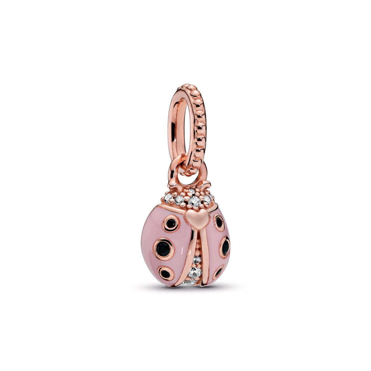 Pendant – 14k Rose Gold-Plated – Pink Ladybird