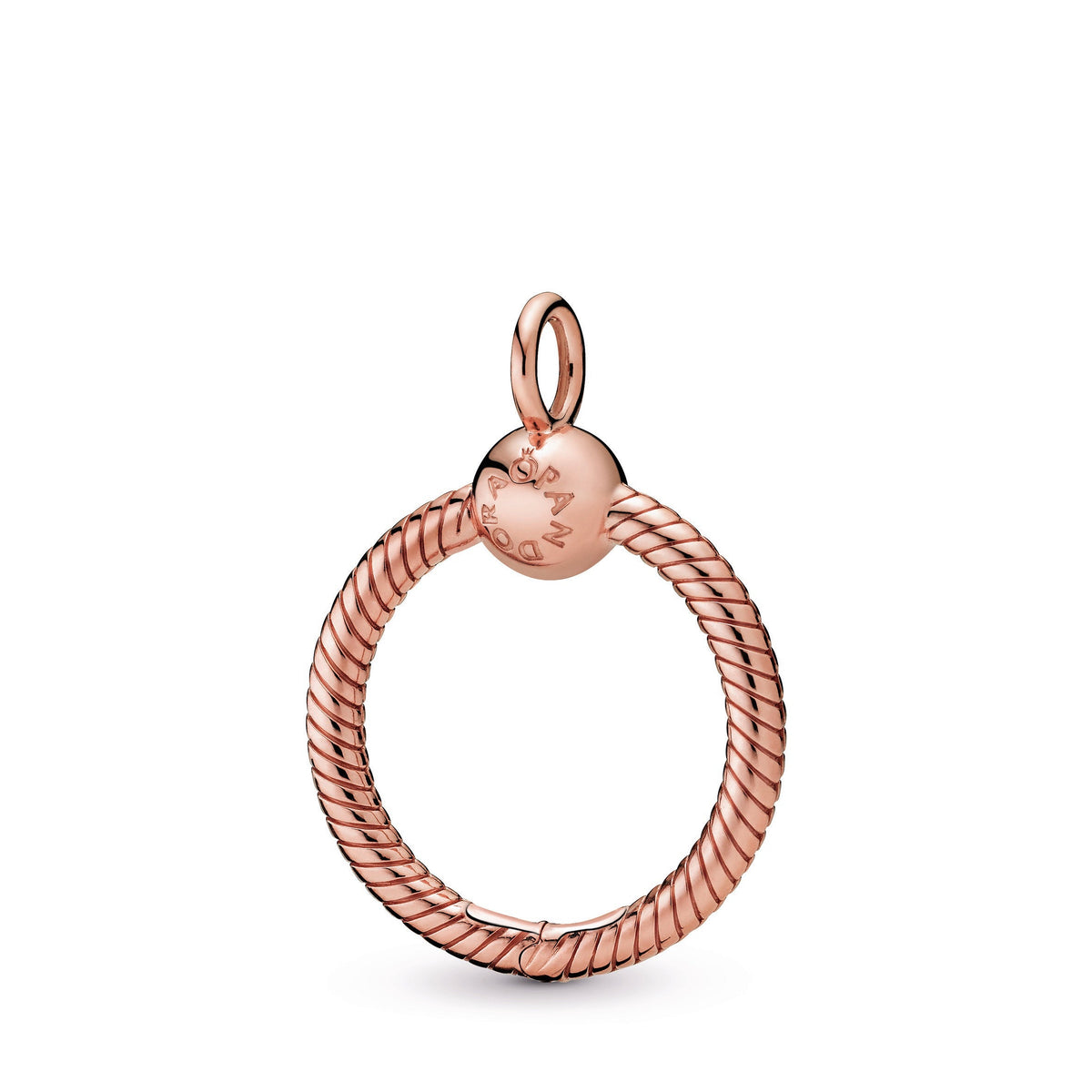 Pendant – 14k Rose Gold-Plated – Pandora Moments Small O