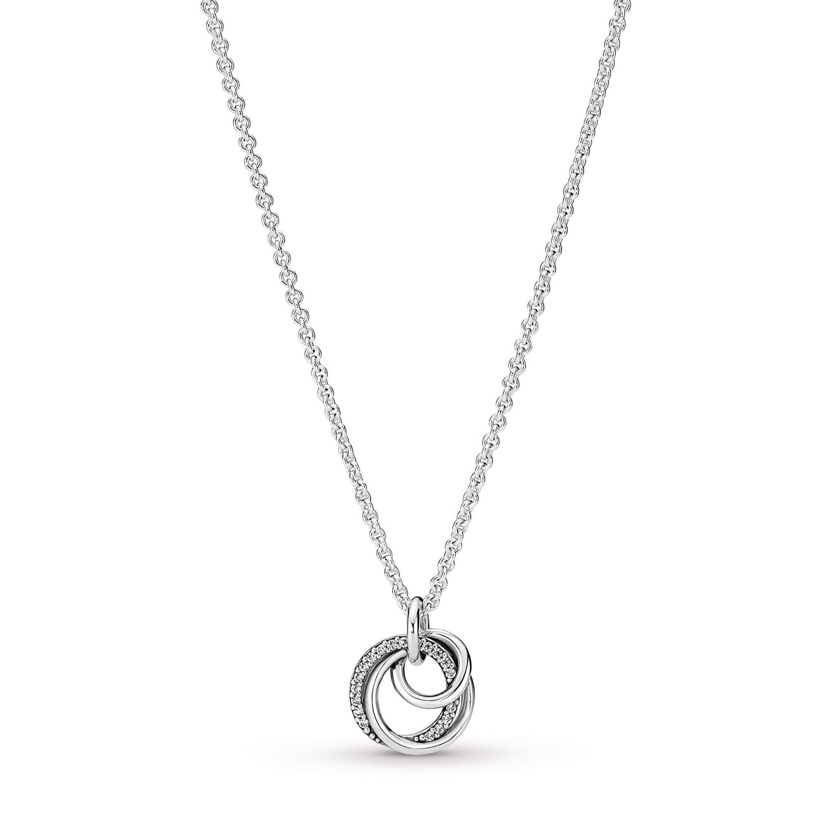 Pendant Necklace – Sterling Silver – Family Always Encircled