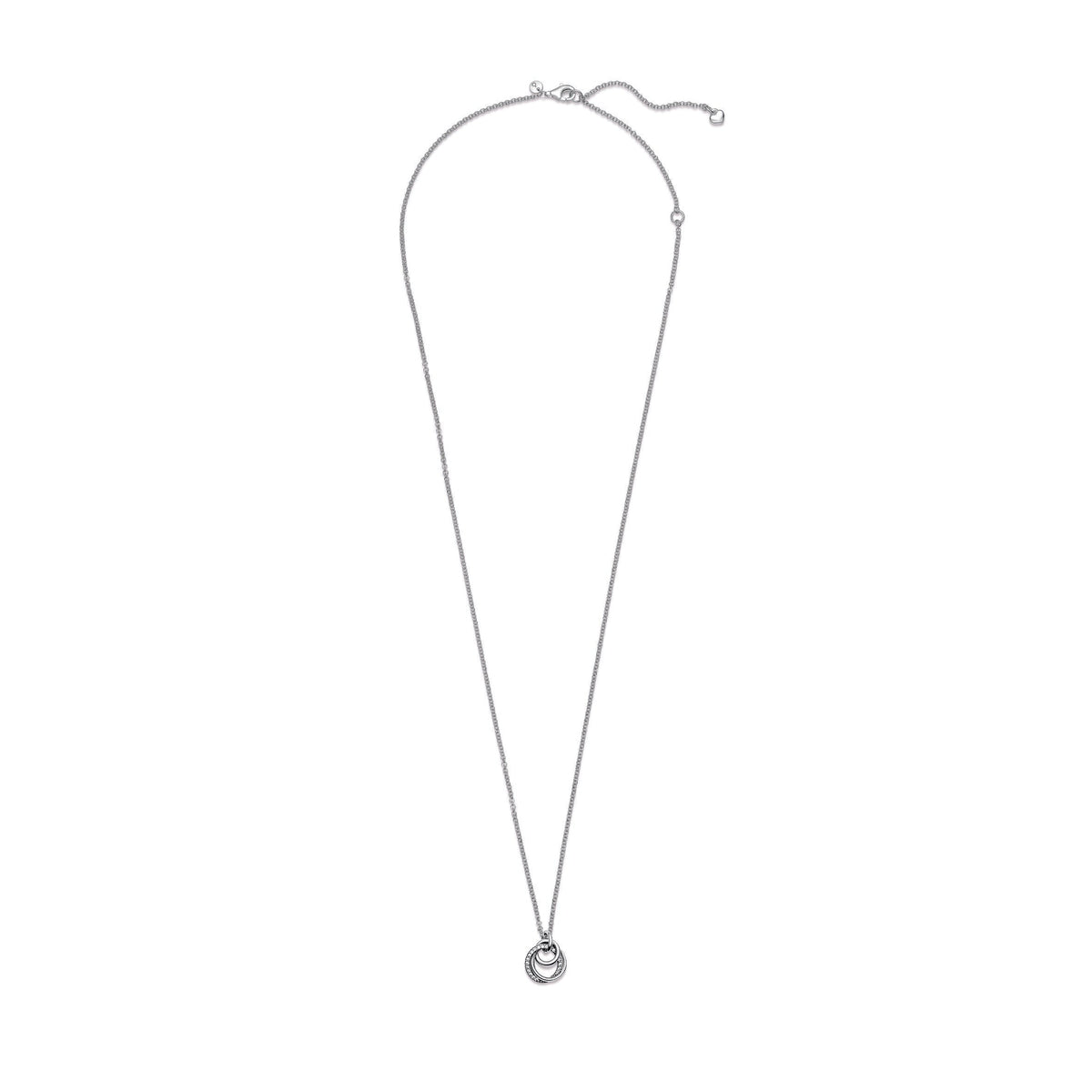 Pendant Necklace – Sterling Silver – Family Always Encircled