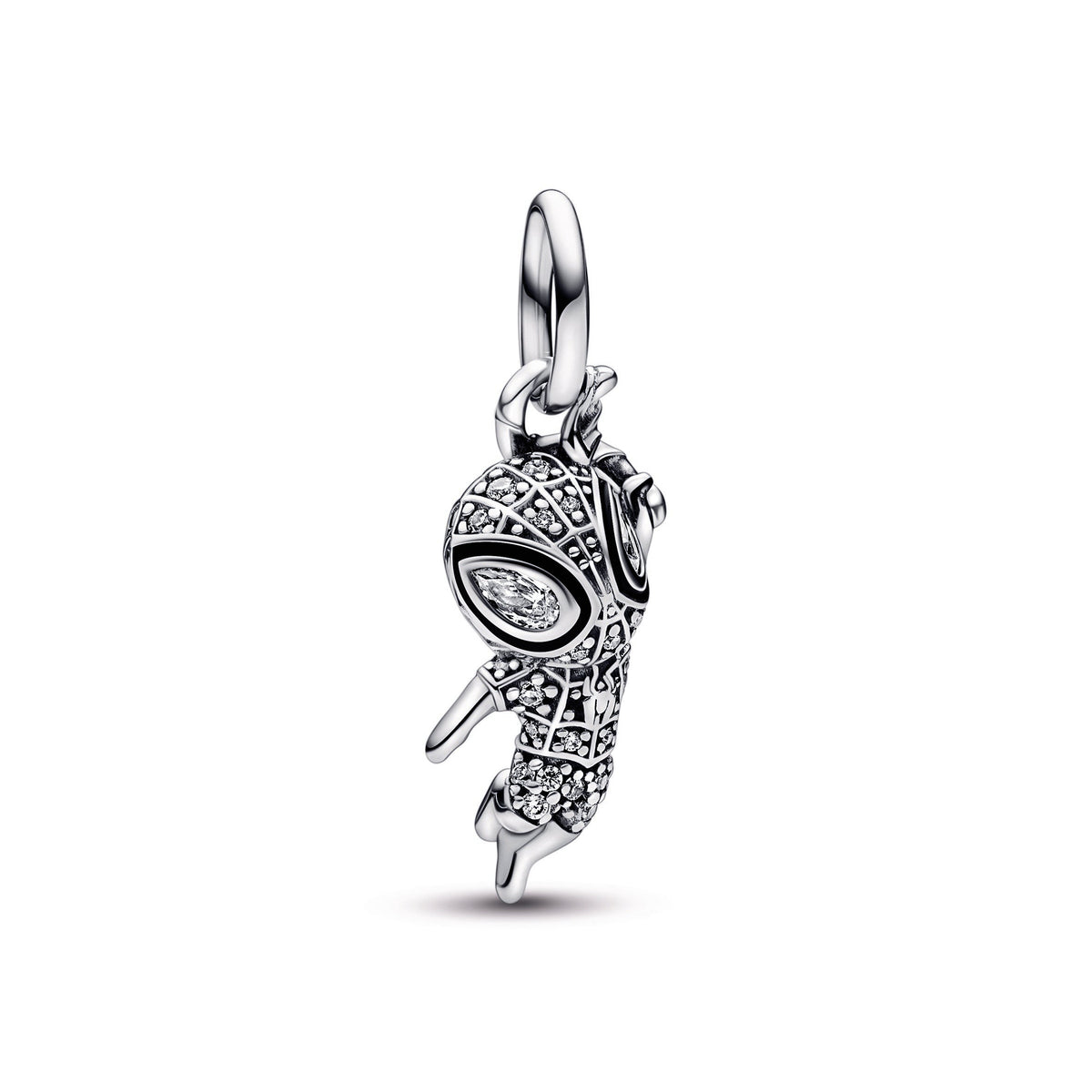 Pendant – Sterling Silver – Marvel Spider-Man Pavé