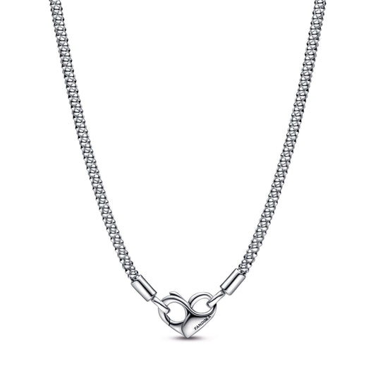 Chain Necklace – Sterling Silver – Pandora Moments Studded