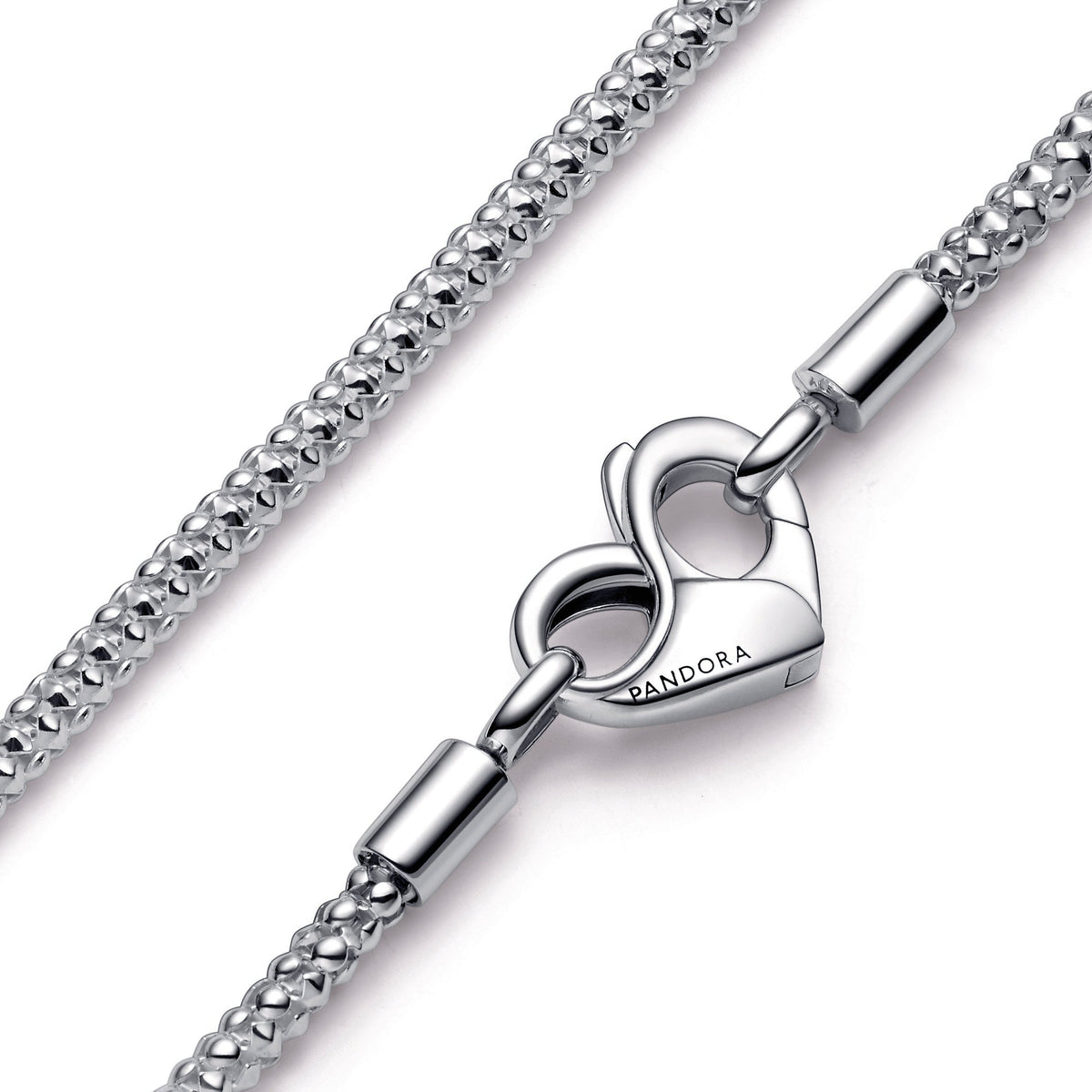 Chain Necklace – Sterling Silver – Pandora Moments Studded