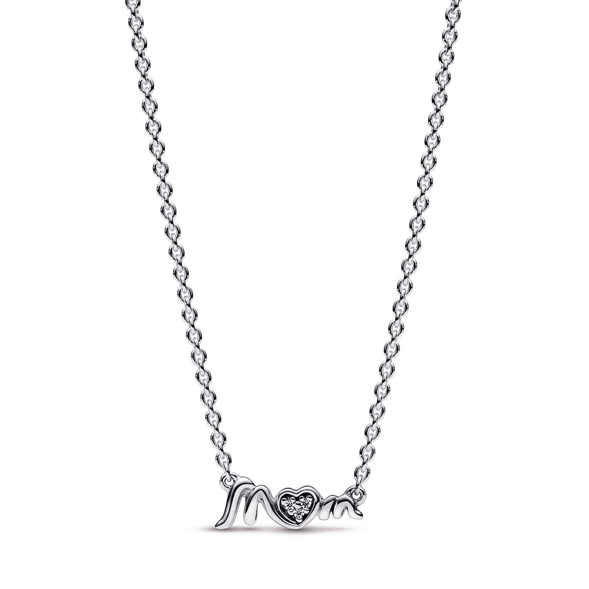Necklace – Sterling Silver – Mum Pavé Collier