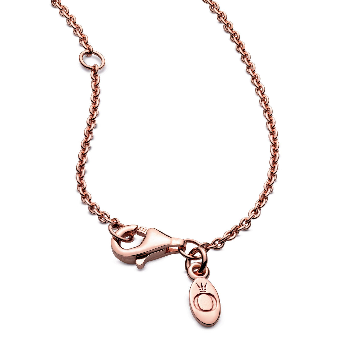 Chain Necklace – 14k Rose Gold-Plated – Classic Cable