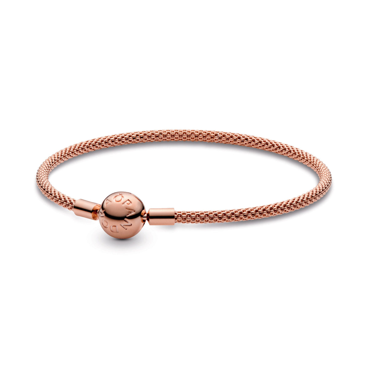 Bracelet – 14k Rose Gold-Plated – Pandora Moments Mesh