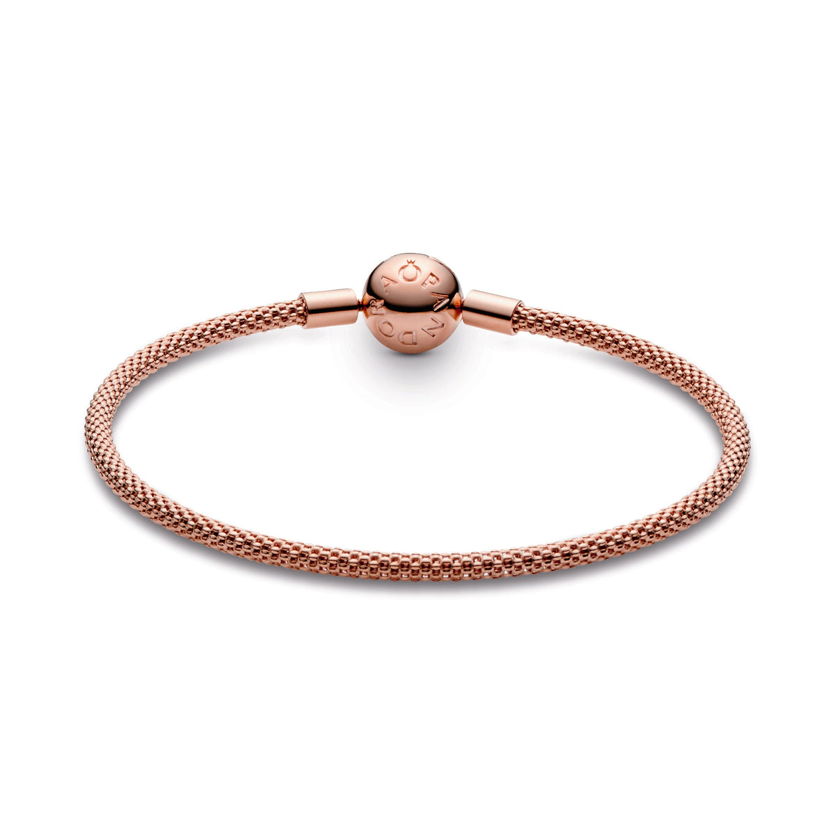 Bracelet – 14k Rose Gold-Plated – Pandora Moments Mesh