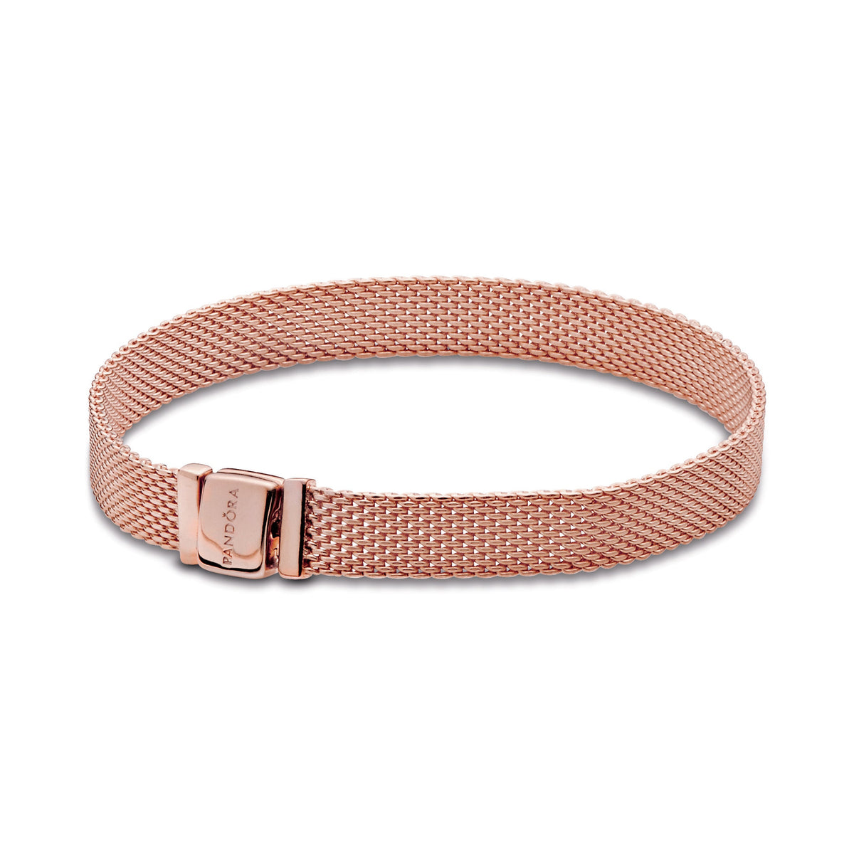 Bracelet – 14k Rose Gold-Plated – Pandora Reflexions Mesh