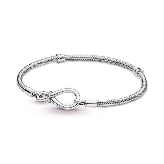 Chain Bracelet – Sterling Silver – Pandora Moments Infinity Knot Snake