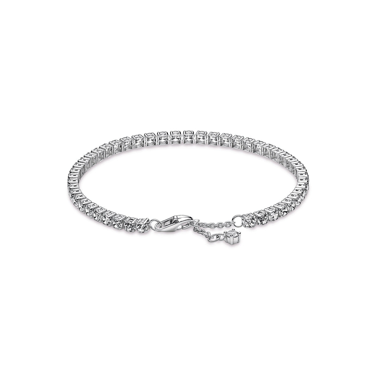 Bracelet – Sterling Silver – Sparkling Tennis