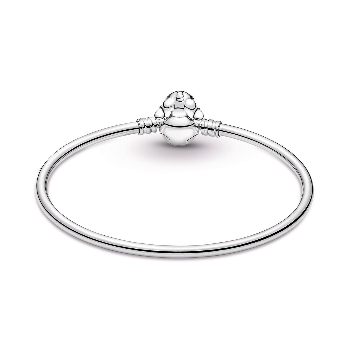 Bangle – Sterling Silver – Pandora Moments Disney Stitch Biting Clasp