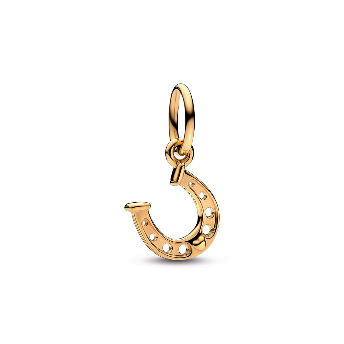 Dangle Charm – 14k Gold-Plated – Lucky Horseshoe