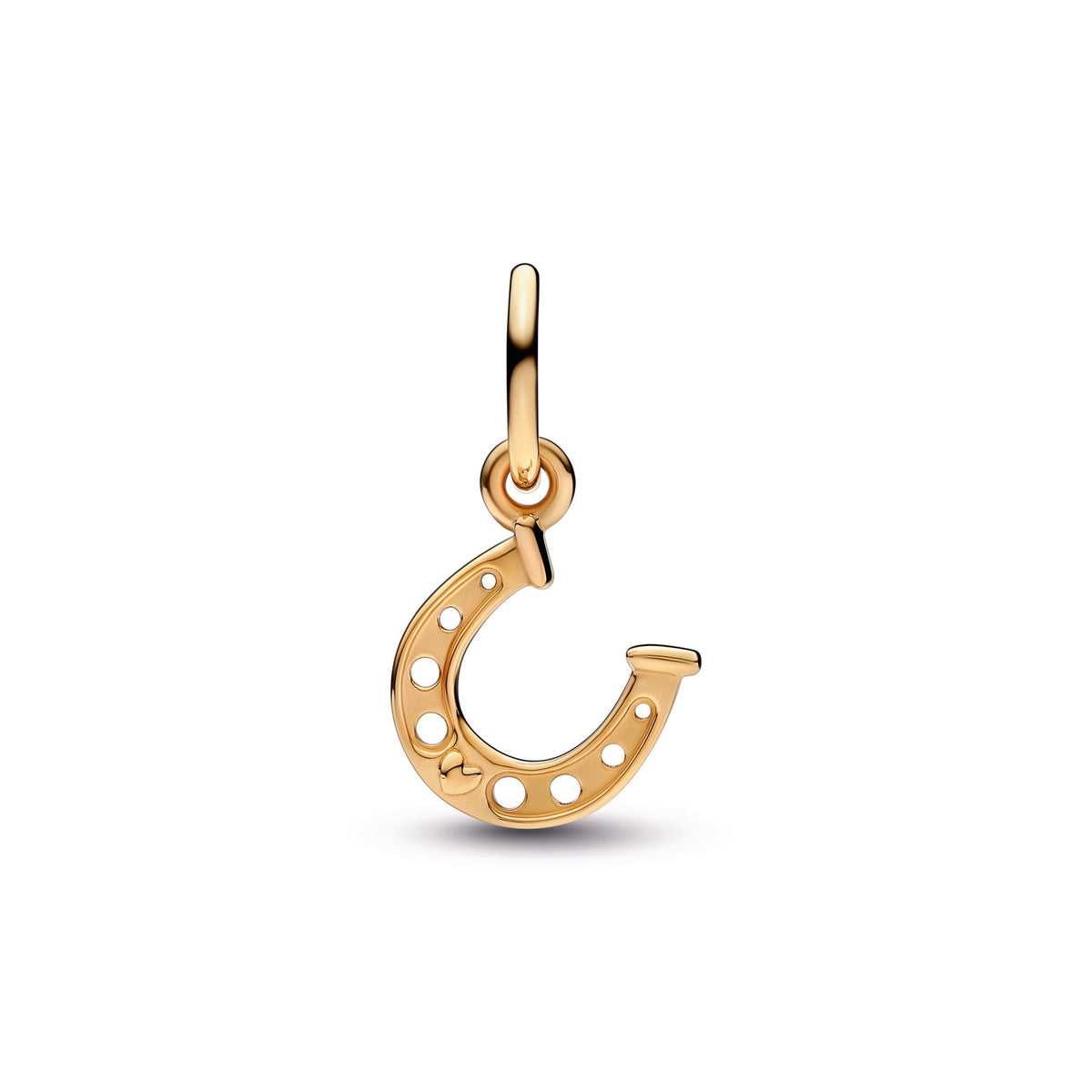 Dangle Charm – 14k Gold-Plated – Lucky Horseshoe