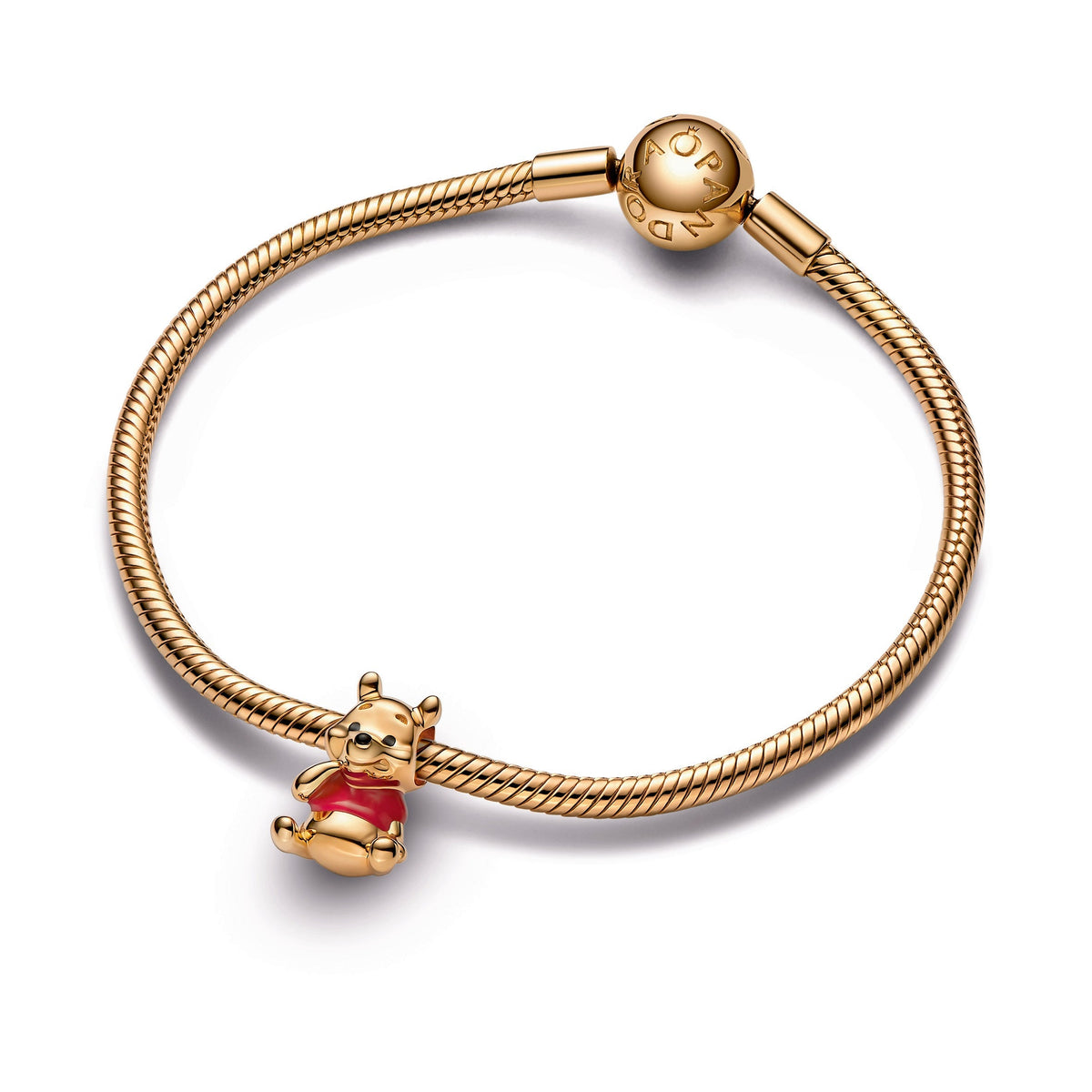 Charm – 14k Gold-Plated – Disney Winnie the Pooh Bear