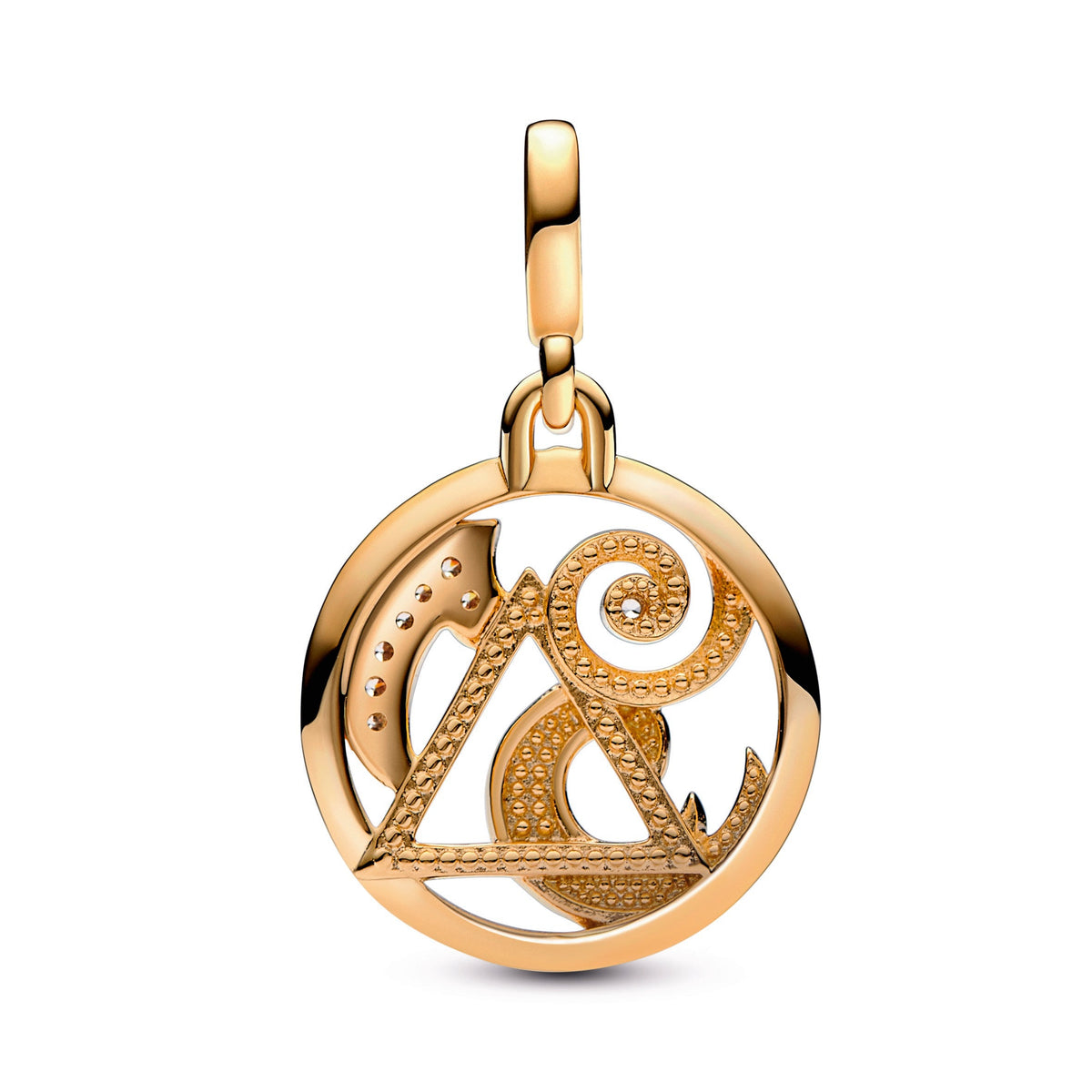 Charm – 14k Gold-Plated – Pandora ME The Elements Medallion