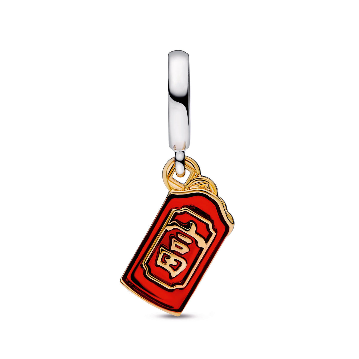 Dangle Charm – 14k Gold-Plated – Two-tone Red Envelope