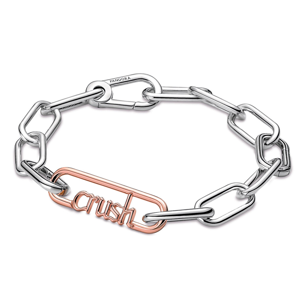 Charm – 14k Rose Gold-Plated – Pandora ME Styling Crush Word Link