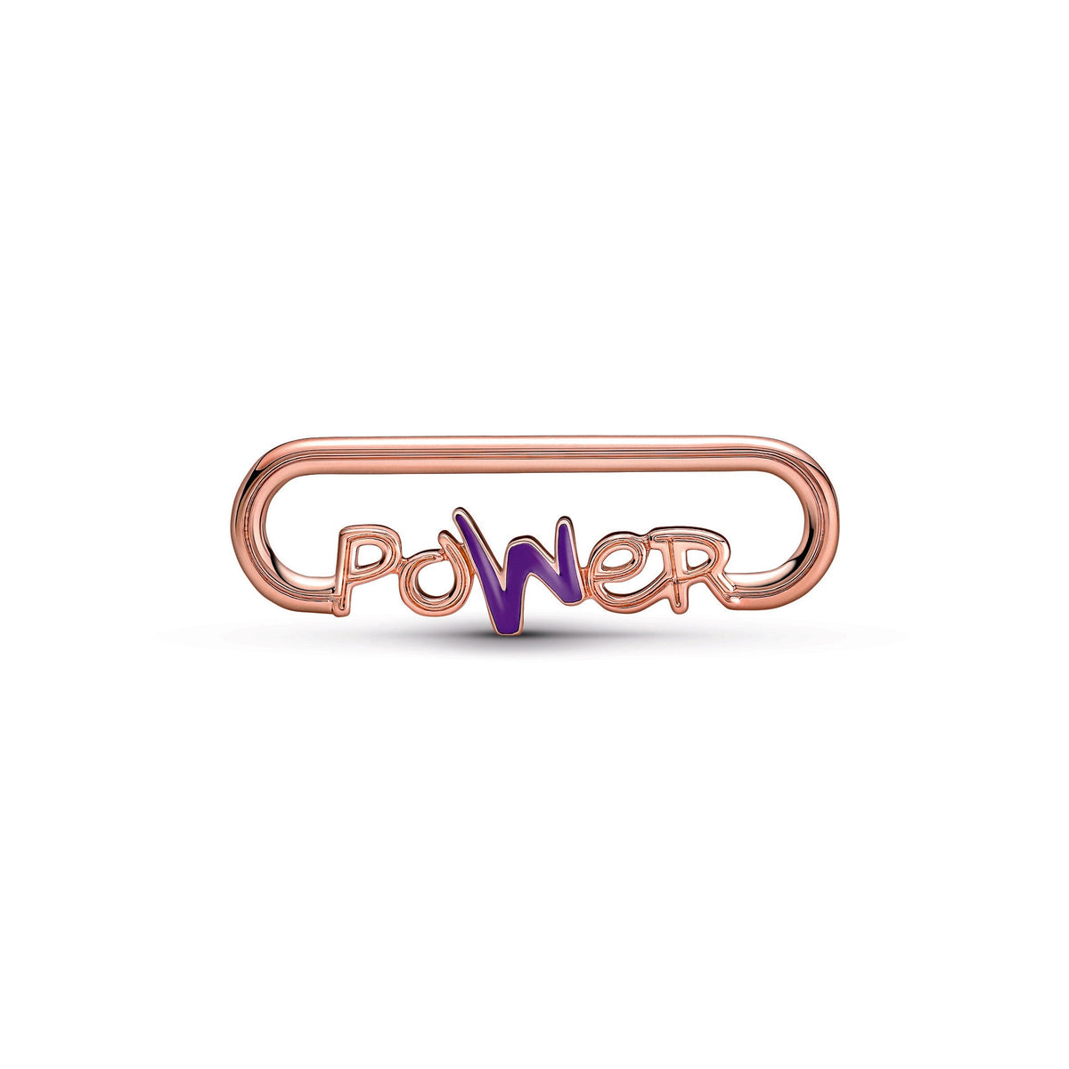 Jewelry – 14k Rose Gold-Plated – Pandora ME Styling Power Word Link