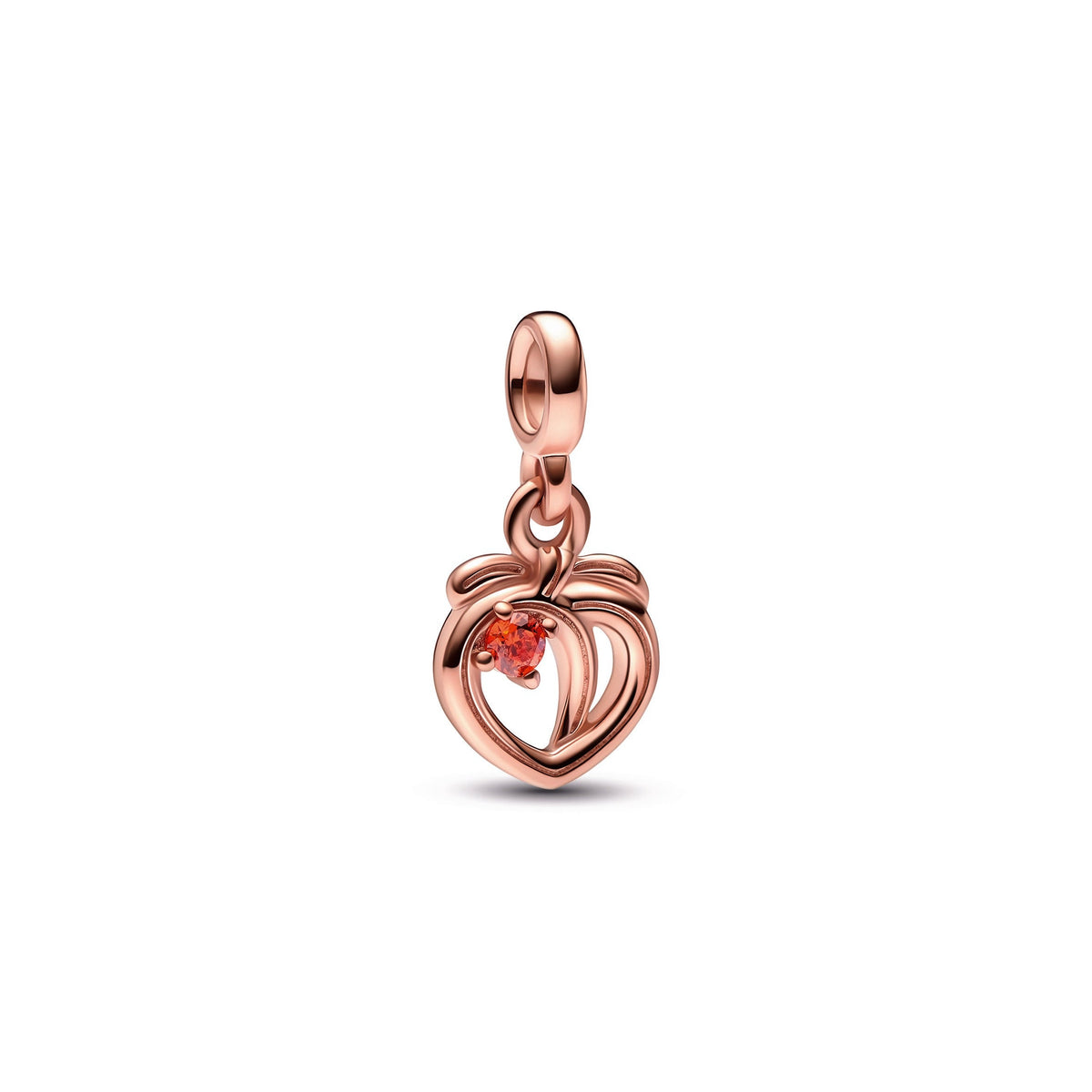 Charm – 14k Rose Gold-Plated – Pandora ME Cheeky Peach Mini Dangle