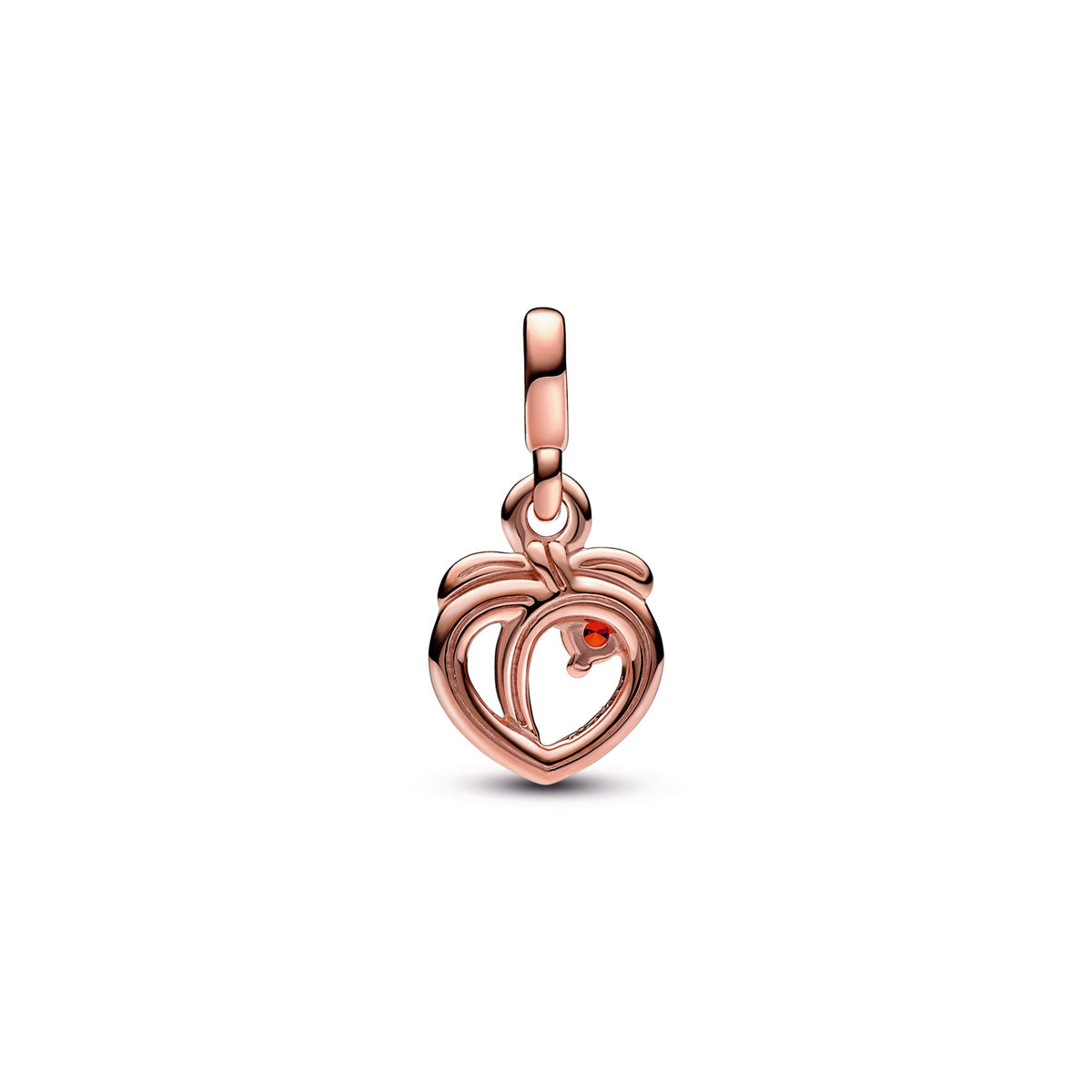 Charm – 14k Rose Gold-Plated – Pandora ME Cheeky Peach Mini Dangle