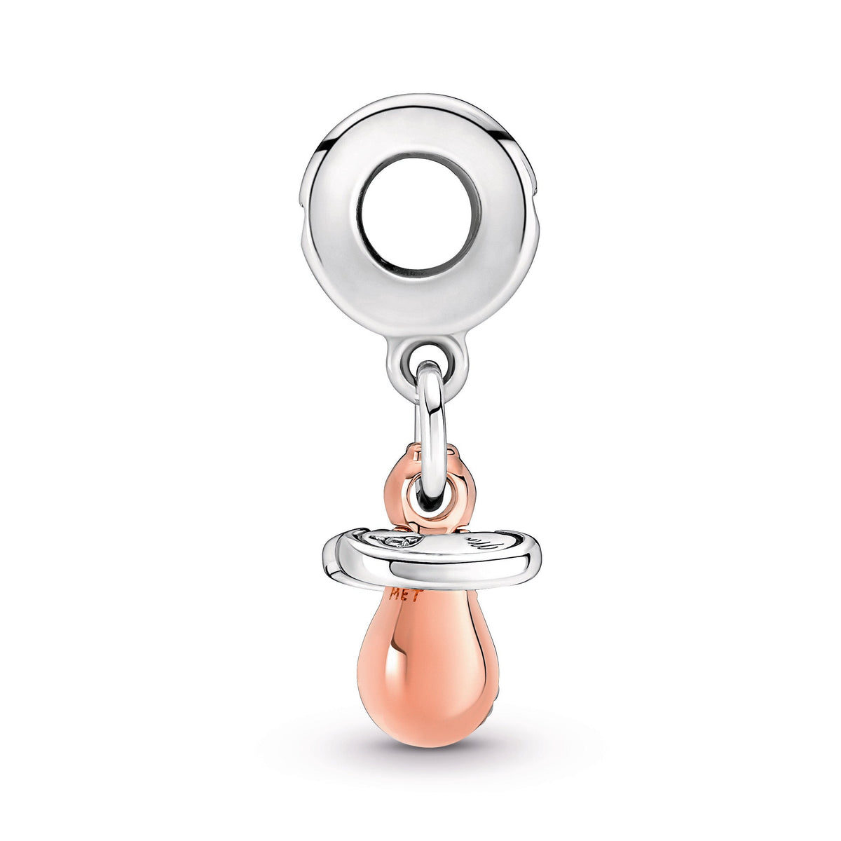 Dangle Charm – 14k Rose Gold-Plated – Baby Pacifier