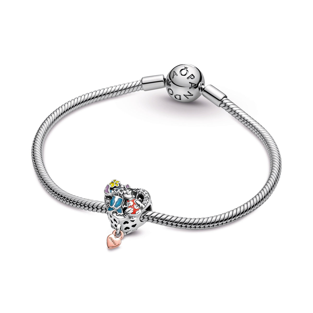 Charm – 14k Rose Gold-Plated – Disney Ohana Lilo & Stitch Inspired