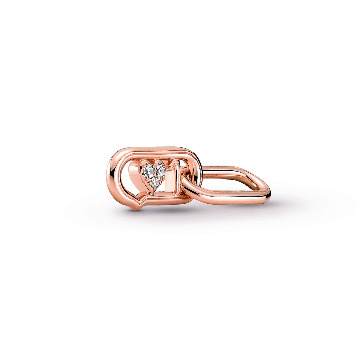 Bracelet – 14k Rose Gold-Plated – Pandora ME Styling Love It Double Link