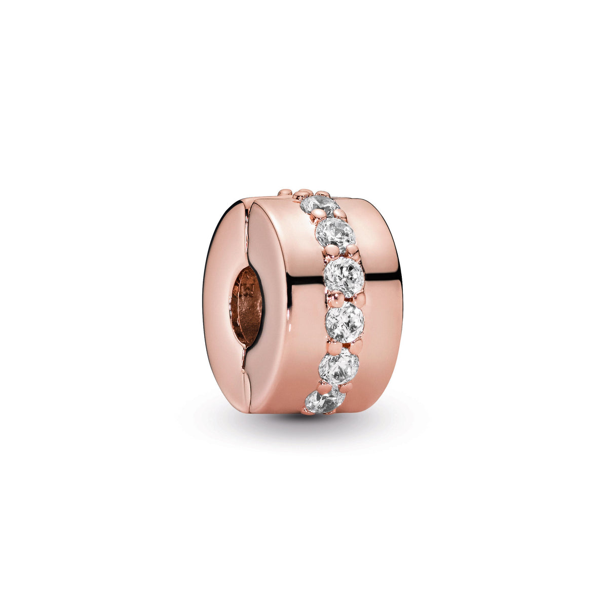 Charm – 14k Rose Gold-Plated – Sparkling Row Spacer