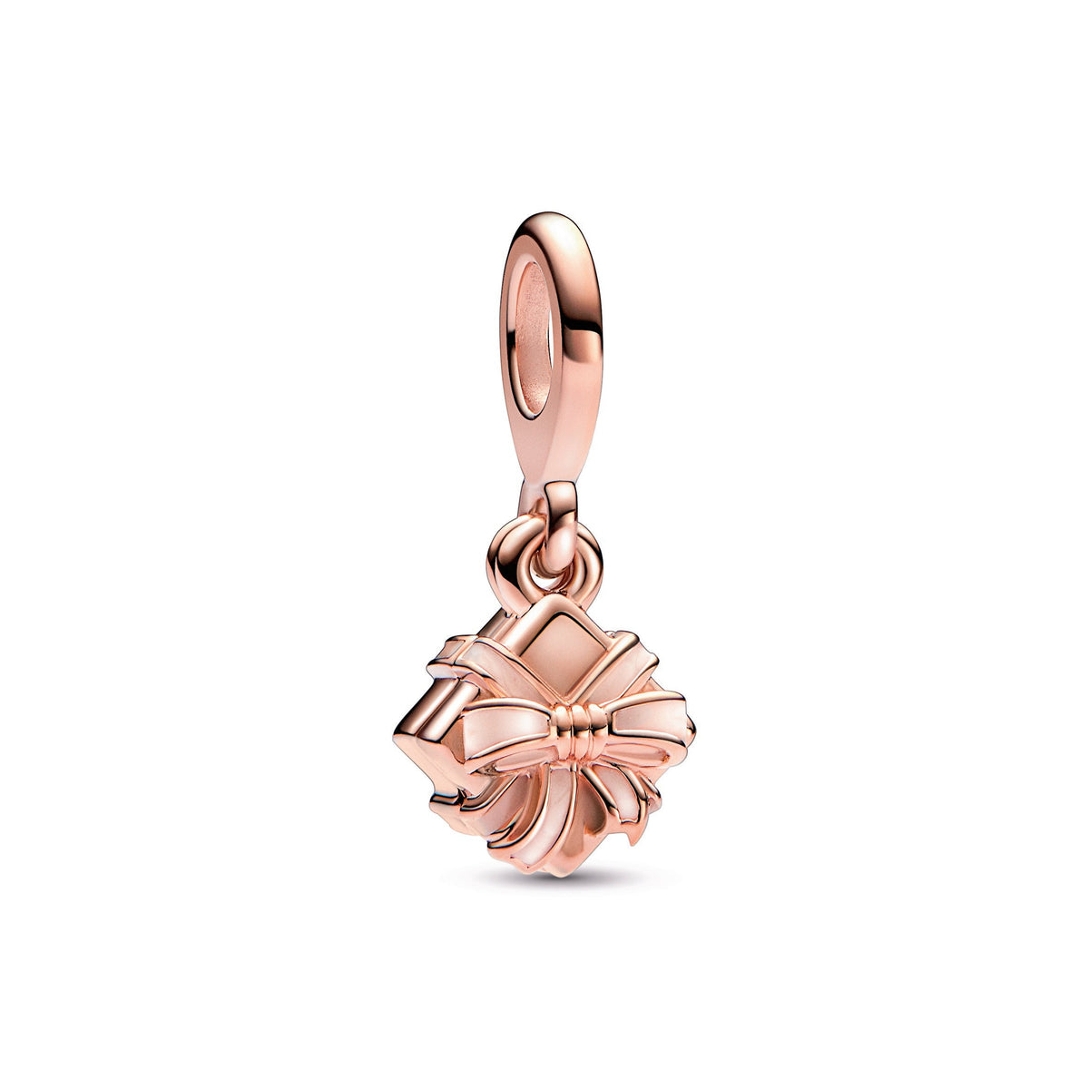 Dangle Charm – 14k Rose Gold-Plated – Openable Birthday Gift