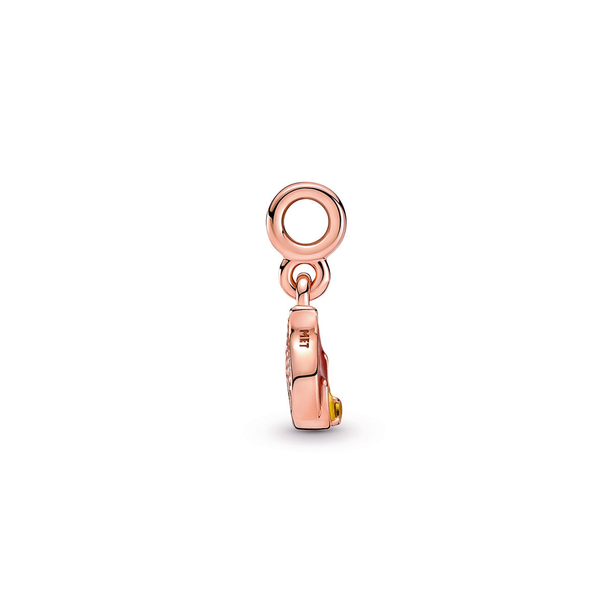 Charm – 14k Rose Gold-Plated – Pandora ME Burning Flame Mini Dangle