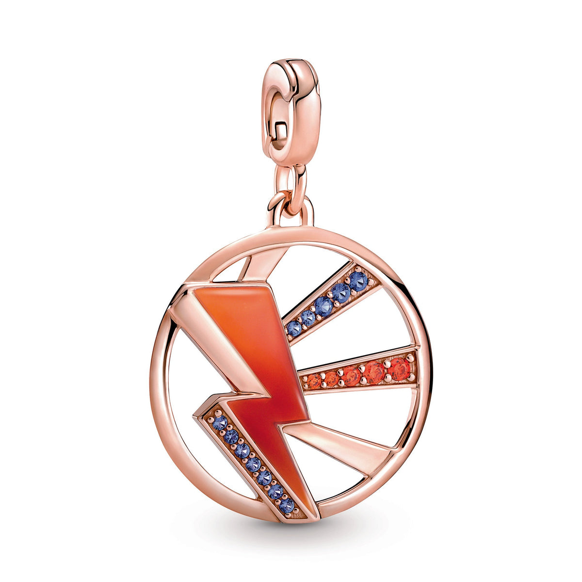 Charm – 14k Rose Gold-Plated – Pandora ME Light Me Up Medallion