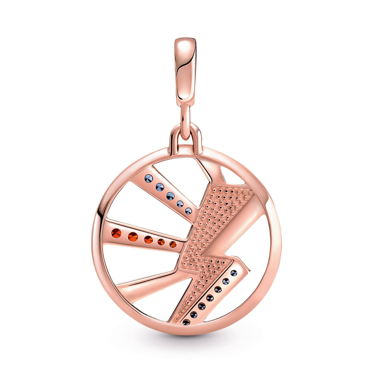 Charm – 14k Rose Gold-Plated – Pandora ME Light Me Up Medallion