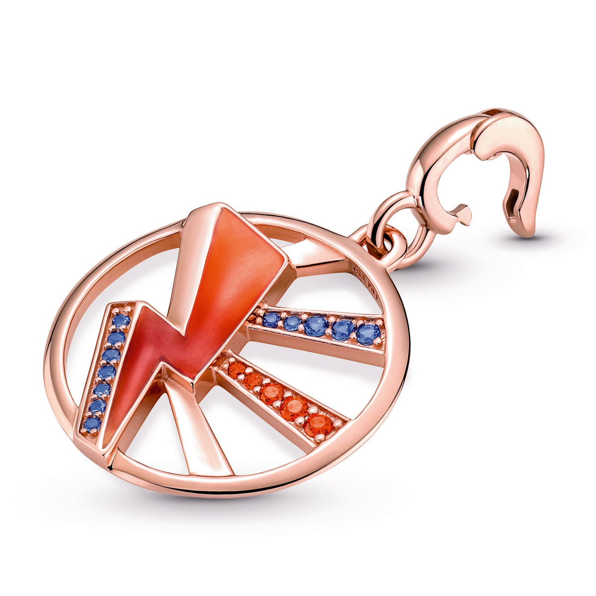 Charm – 14k Rose Gold-Plated – Pandora ME Light Me Up Medallion