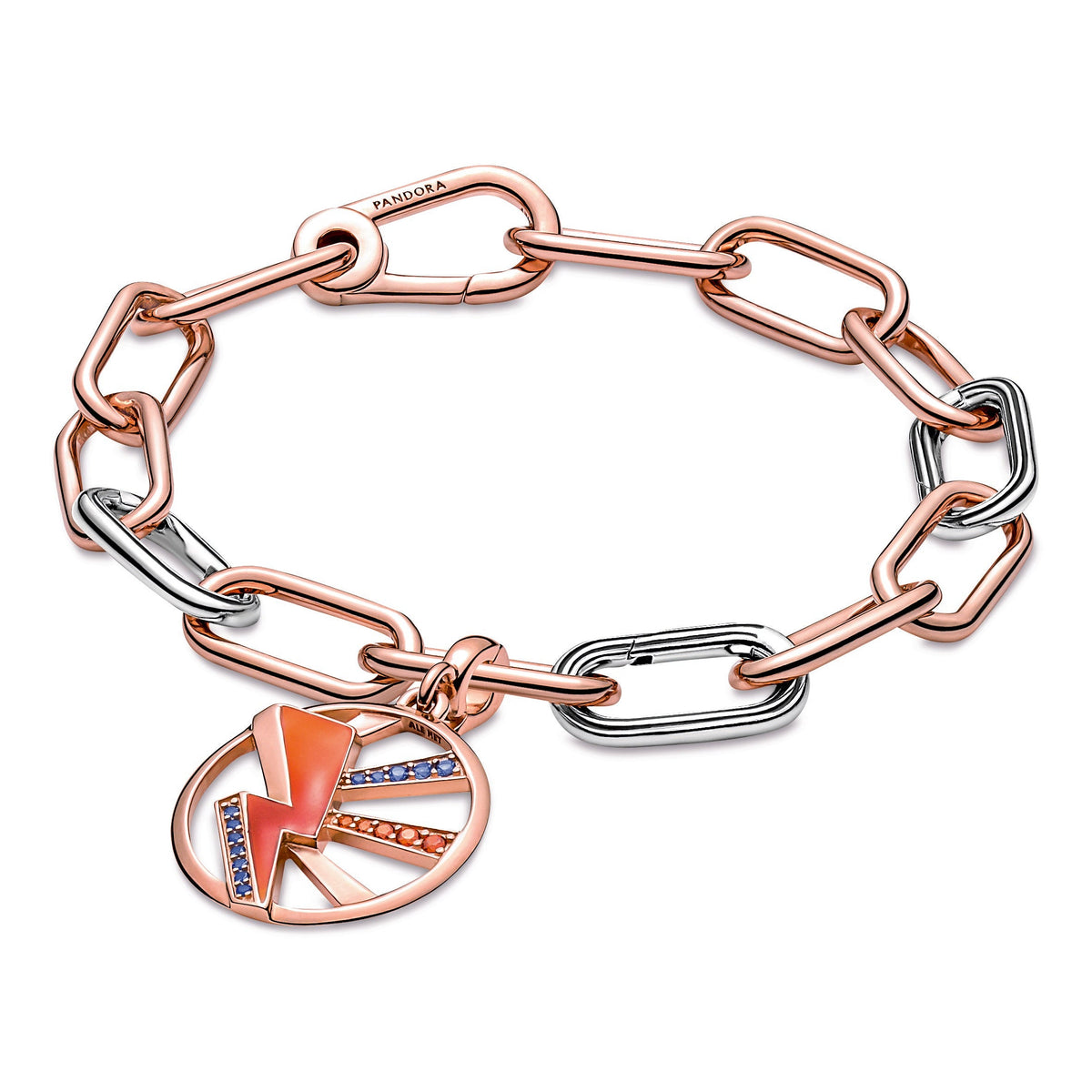 Charm – 14k Rose Gold-Plated – Pandora ME Light Me Up Medallion