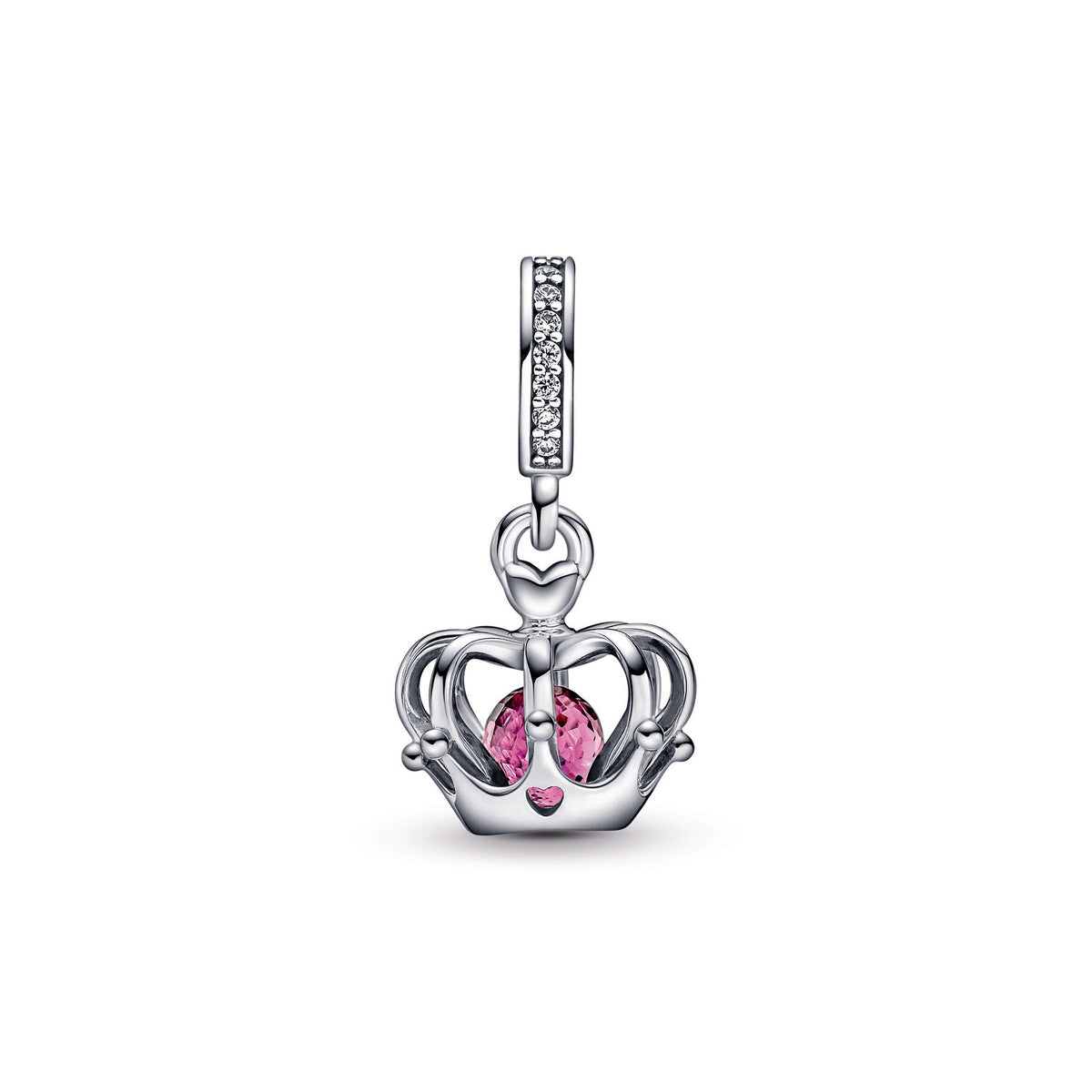 Dangle Charm – Sterling Silver – Regal Crown